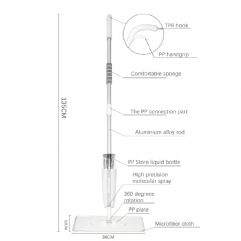  JOYTONBO Easy handle spray mop	