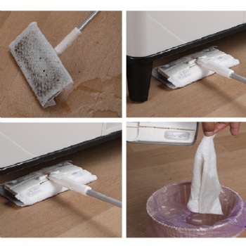  JOYTONBO Disposable nonwoven dust mop refill cloth	