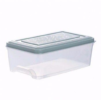  Fridge drawer clear plastic crisper household clear kitchen freezer food storage box	