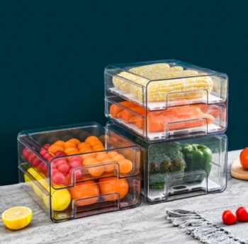  Kitchen cleaning fridge freezer drawer storage box food vegetables eggs potatoes storage box	