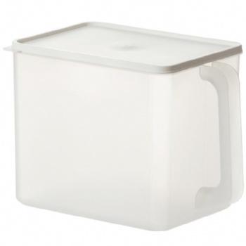 Drawer refrigerator food storage box Transparent home kitchen finishing sealed storage box with lid