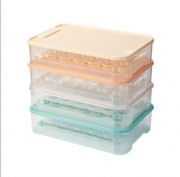  Household plastic eggs holder storage box	