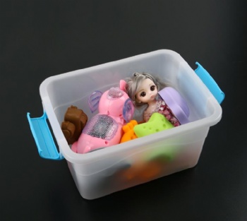  Translucent toy plastic storage box household snacks department store cosmetics multifunctional box	