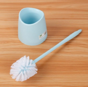  Toilet brush color plastic long handle no dead corner toilet brush set	