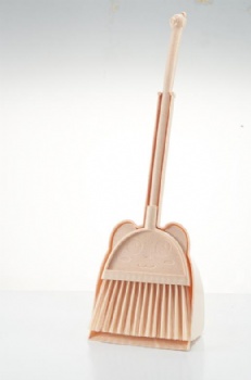  Children play plastic learn safe small soft hair broom dustpan tools combination	