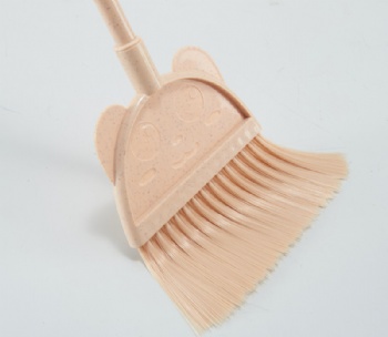  Children play plastic learn safe small soft hair broom dustpan tools combination	
