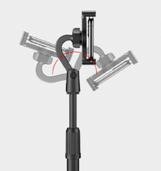  Portable mobile phone video live lifting telescopic desktop bracket multi-functional lazy TV viewers bracket	