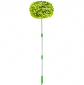 Chenille telescopic car wash mop car dust cleaning soft wool cleaning sponge car wipe glove tool