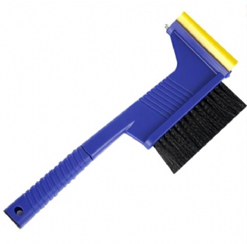  Retractable glass deicing shovel beef tendon ice scraping snow sweeping brush with safety hammer	