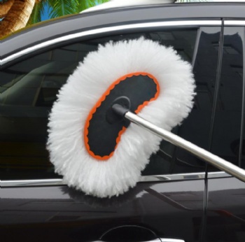  Car cleaning mop handle stretch cotton soft brush wipe car dust household glass cleaning tools	